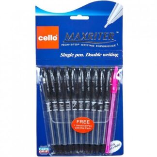 Ручка кулькова/масляна CELLO "Maxriter" /727_B/ №056/727 чорна (10/100/600)