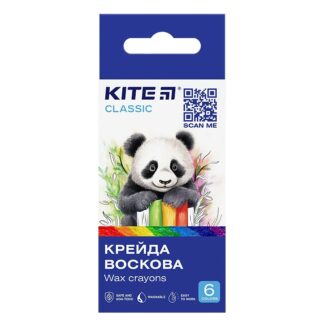 Крейда воскова "Kite" /K-1076/ 6 кол. Classic (67627) (1/24)