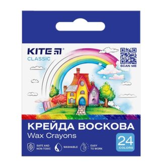 Крейда воскова "Kite" /K-1070/ 24 кол. Classic (67632) (1/12)