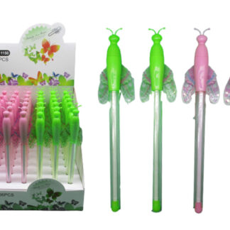 Ручка кулькова /1150-2/ "Метелик - рухомі крила" синя (36/1296)