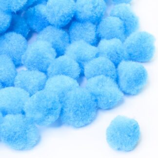 Помпони "Діамантові ручки" /163277/ блакитні 0,8 см, 2000 шт в упак.