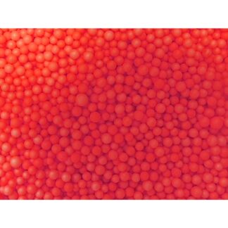 Заготовка з пінопласту "Діамантові ручки" /220072/ "Сніжок" червоний, 3-4 мм, 50 грам в упак.