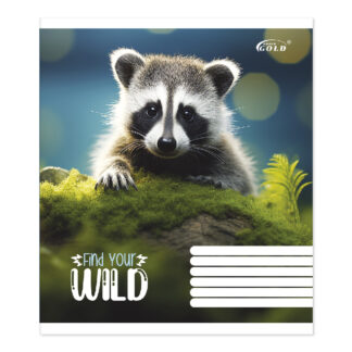 Зошит уч. "Gold Brisk" 18арк.# /ТВ-48/ №3510 "Гарнi звiрята", 60г/м2, УФ-лак (25/500)