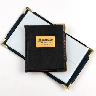 Візитниця /АВ-96/ "Datamate" 104 віз.шкір зам 13,5*12см. мет. кутки (1/12)
