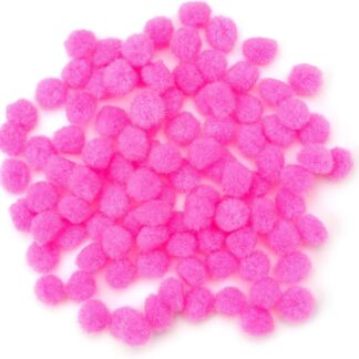 Помпони "Діамантові ручки" /163223/ малиновий 0,8 см, 2000 шт в упак.