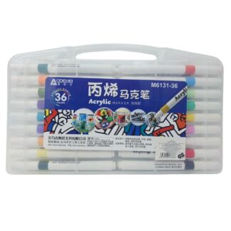 Набір маркерів 36 кол. "AODEMEI" /M6131-36/ акрилові, у пластиковій коробці (1/12/48)