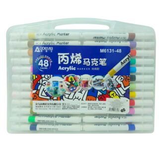 Набір маркерів 48 кол. "AODEMEI" /M6131-48/ акрилові, у пластиковій коробці (1/9/36)