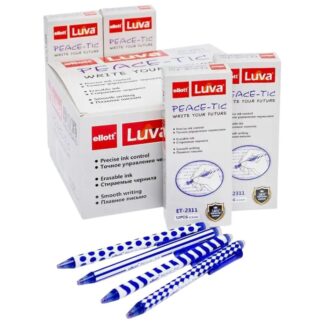 Ручка автомат "Пиши-стирай" "Ellott" /ET-2312/ 0,5мм синя (12/144/1728)