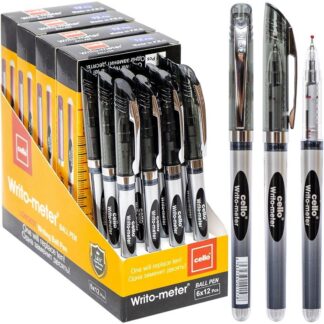 Ручка масляна "Cello" /CL-8048/  "Writo-meter" 10км, 0,5мм чорна (12/72)