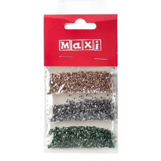 Камінці декоративні "Maxi" /BJ21-05023/ металізовані, 3 пакети по 5г (1/100)