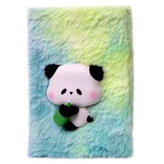 Блокнот А5/80арк "WB" /5199/ плюшевий зі сквішем, # "Панда"