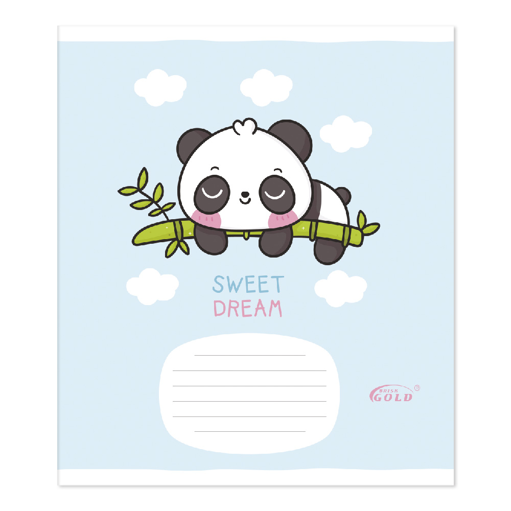 Зошит уч. "Gold Brisk" 12арк.== /ТВ-47/ №3513 Казковi герої, 60г/м2, УФ-лак (25/500)