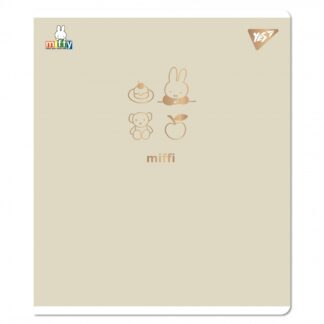 Зошит уч. "YES" 18арк.# /767518/ "Gold Miffy" софт.тач., фольга золото (10/200)
