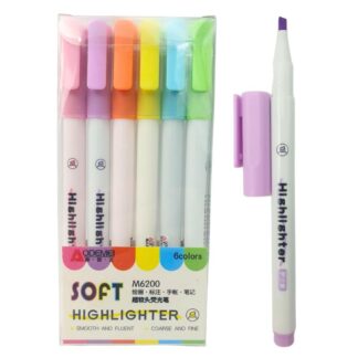 Набір маркерів текстових "AODEMEI" /M6200/ 6шт. (1/24/480)