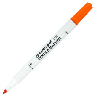 Маркер по текстилю "Centropen" /2739/06/ помаранчевий (10)