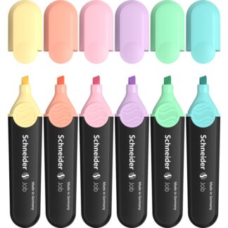 Набір текстових маркерів 6 кол. "SCHNEIDER" /S115097/ JOB 150, пастельні кольори, блістер (1/40)