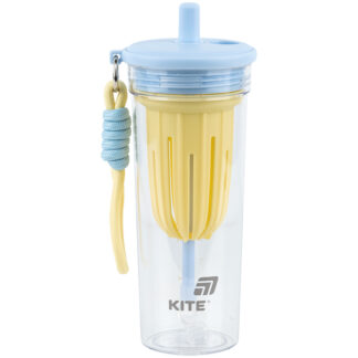 Пляшка для води "Kite" /K25-1219-3/ 650 мл, жовто-блакитний (1/60)