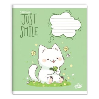 Зошит уч. "Бріск" 12арк.== /ТВ-107/ №2485 "Просто посмiхнись" (25/500)