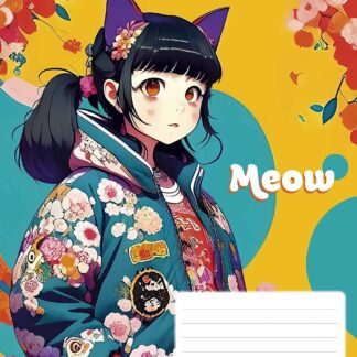 Зошит уч. "Star" 48арк.# /3302K/ "Kawaii (Каваї)" ВД-лак (дівчинка) (10/100)