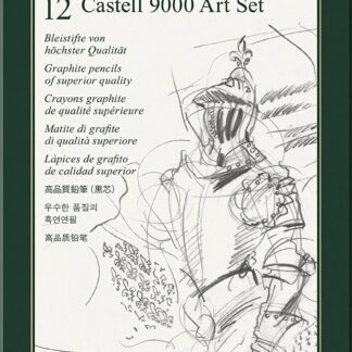 Набір графітних олівців "Faber-Castell" /119065/ 12 шт. 2Н-8В у металевій коробці (1/5)