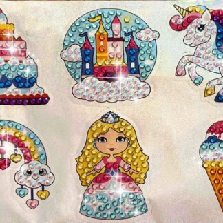 Набір для творчості зі стразами (наліпка) "Go to art" /177216/ "Рожеві мрії" 15*21см (1/5)