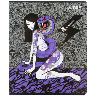 Зошит уч. "Kite" 48арк.# /TK22-259/ гібр.лак + УФ лак, Tokidoki (10/200)