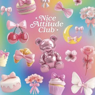 Зошит уч. "Star" 48арк.# /3525K/ "Nice Atitude Club" УФ-лак (дівчинка) (10/100)