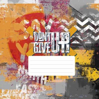 Зошит уч. "Школярик" 48арк.# /3314K/ "Dont Give Up" ВД-лак (хлопчик) (10/100)