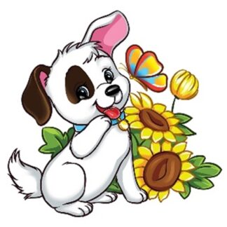 Набір для творчості зі стразами (наліпка) "Go to art" /178754/ "Давай знайомитись " 11*11 см (1/5)