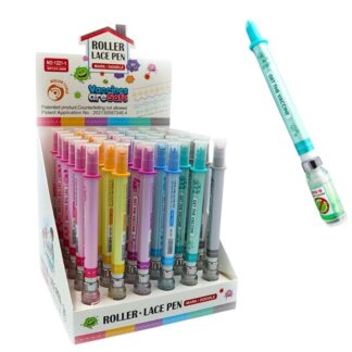 Ручка "JO" /1221/ дитяча з іграшкою "Шприц" гелева, 0,38мм, синя (36)