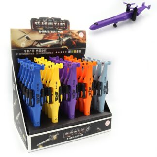 Ручка "JO" /17AS-A/ дитяча з іграшкою "Гвинтокрил" синя (30/240)