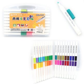 Набір маркерів 36 кол. "AODEMEI" /M6148-36/ акрилові (1/16/64)