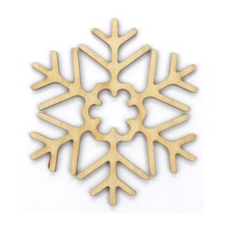 Набір заготовок "Rosa Talent" "Сніжинка-3" /648/ 5шт, фанера, Д:10см