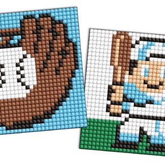 Набір для творчості зі стразами (наліпка) "Ідейка" /AMS1124/ "Спорт.Бейсбол" 9*9см