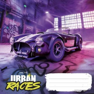 Зошит уч. "Школярик" 48арк.# /3439K/ "Time the urban races" ВД-лак (хлопчик) (10/100)