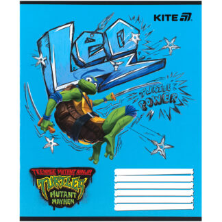 Зошит уч. "Kite" 12арк.// /NT25-235/ гібр. лак + УФ лак, TMNT Mutant Mayhem (25/600)