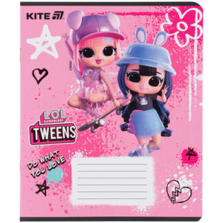 Зошит уч. "Kite" 12арк.== /LO25-234/ гібр. лак + УФ лак, LOL SURPRISE (25/600)