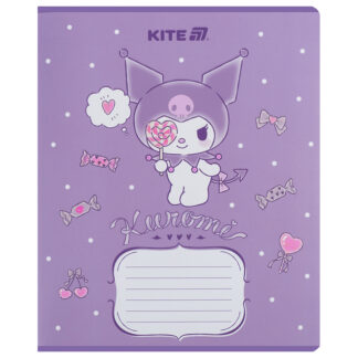 Зошит уч. "Kite" 12арк.== /HK25-234-2/ УФ лак + глітер, Kuromi Куромі (25/600)