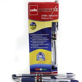 Ручка кулькова/масляна  CELLO "Maxriter XS" 0,7мм, СИНЯ (12/120/1200)