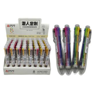 Ручка кулькова "AODEMEI" /ADM-1585/ 8 кольорів (40/480)