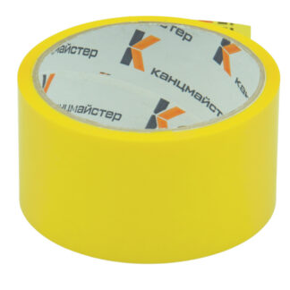 Скотч пакувальний "Канцмайстер" /KT94255/ 48мм*35м (40мкм) жовтий (6/72)
