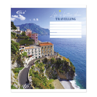 Зошит уч. "Gold Brisk" 24арк.# /ТВ-49/ №3525 "Подорожуй", 60г/м2, УФ-лак (20/400)