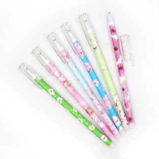 Ручка "Пиши-стирай" "JO" /DSCN9865/ "Квіти" (12/144)