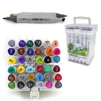 Скетч Маркер двосторонній "JO" /TK83010-36/ трикутн. 36шт/набір пласт. контейнер (1/18)