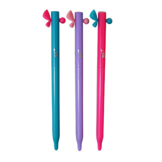 Ручка кулькова/масляна "YES" /411912/ "Butterfly" 0,7мм, cиня (33/66)