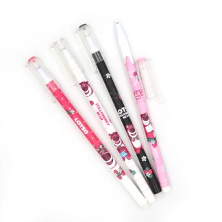 Ручка "Пиши-стирай" "JO" /177/ "Strawberry Bear", 0,5мм, синя, мікс (12/144)