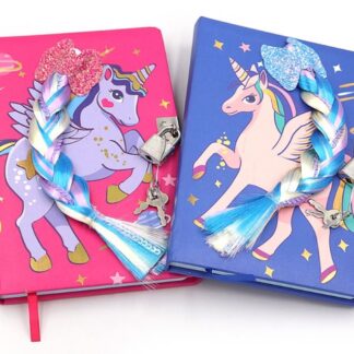 Блокнот А5/80арк. "JO" /DSCN0024/ на замочку "Єдиноріг" мікс (1/12)