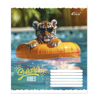 Зошит уч. "Gold Brisk" 12арк.# /ТВ-47/ №3504 "Літо", 60г/м2, УФ-лак (25/500)