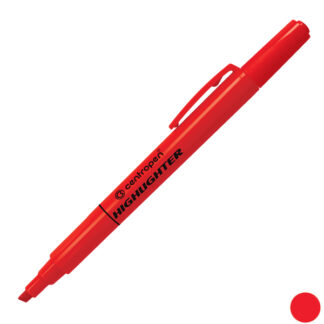 Маркер текстовий "Centropen" /8722/02/ "Fax", 1-4 мм, червноний (10)