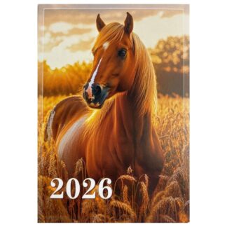 Календар кишеньковий 2026 "ЕУ" /К-30/ "Кінь у полі" 100*70мм (50)